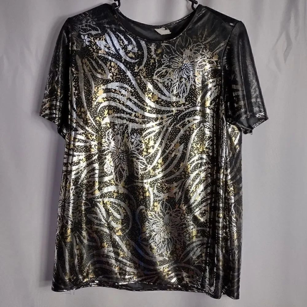 Vintage lamè top